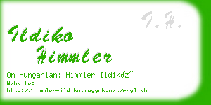 ildiko himmler business card